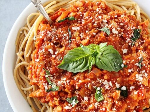 Cauliflower Bolognese Recipe