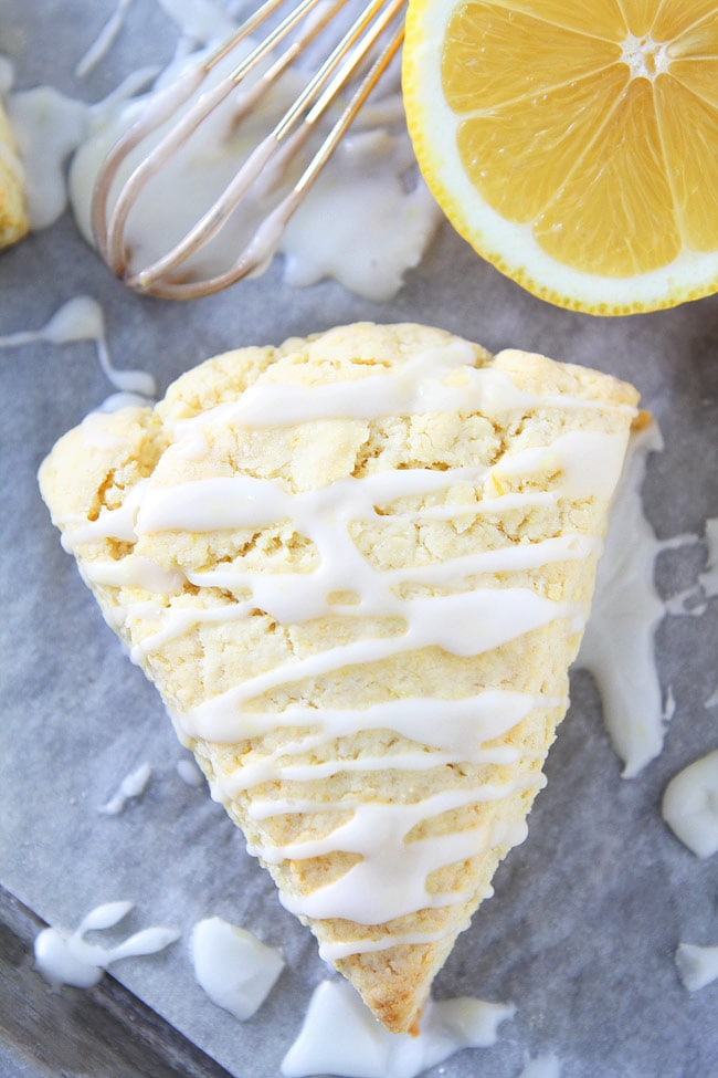 Lemon Scone Recipe {So Soft!}  Two Peas  Their Pod