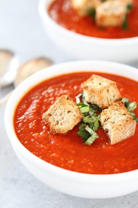 Roasted Red Pepper Tomato Soup Two Peas And Their Pod 2764