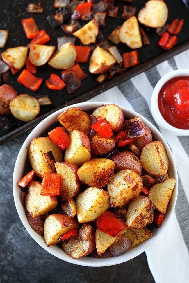 Oven Roasted Seasoned Potatoes - The Toasty Kitchen
