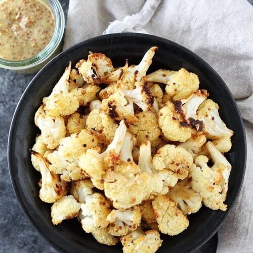 Roasted Mustard Cauliflower