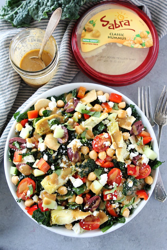 Mediterranean Kale Salad Recipe
