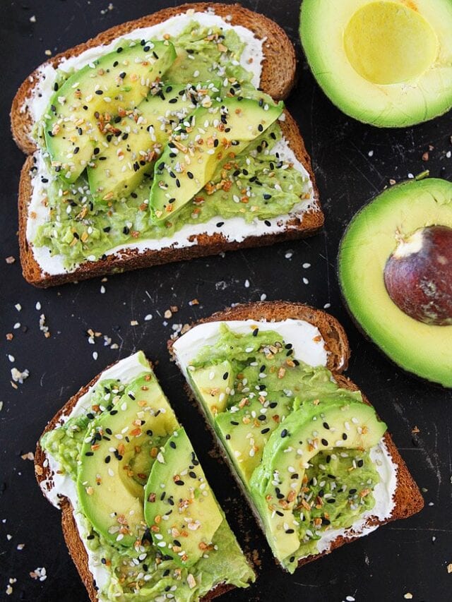 Everything Bagel Avocado Toast - Two Peas & Their Pod