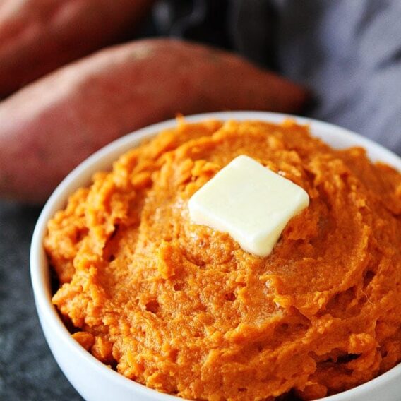 Mashed Sweet Potatoes - Two Peas & Their Pod