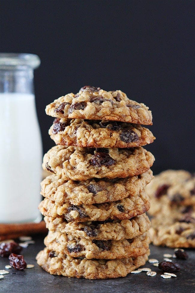 soft oatmeal raisin cookies