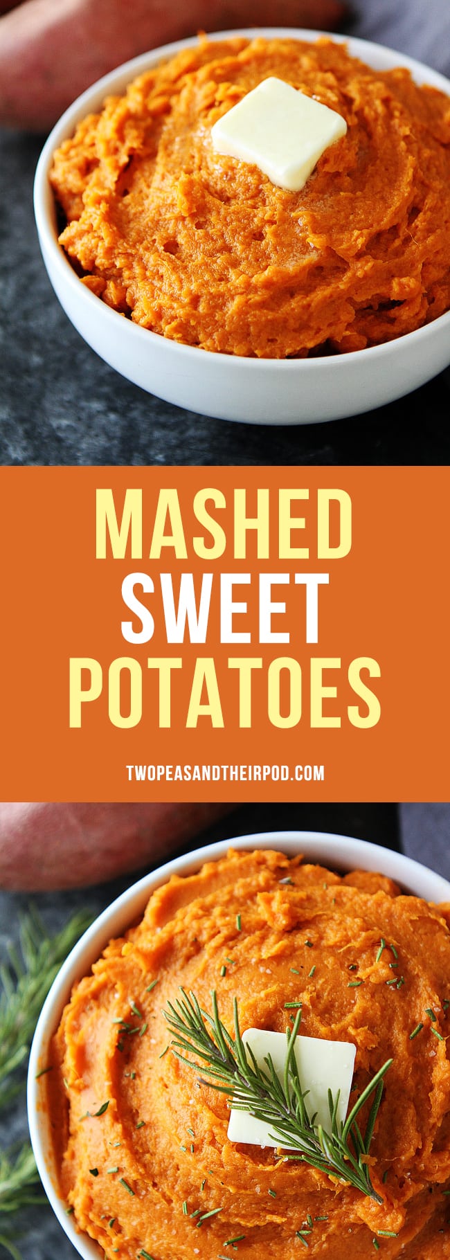 Mashed Sweet Potatoes Recipe | Two Peas & Their Pod