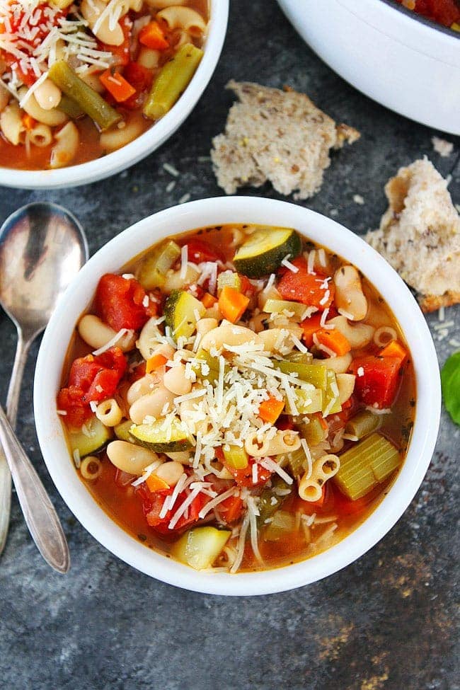 Minestrone Soup Recipe - Two Peas & Their Pod