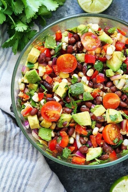 Black Bean Salad - Two Peas & Their Pod