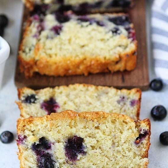 Blueberry Banana Bread {Summer Favorite} - Two Peas & Their Pod