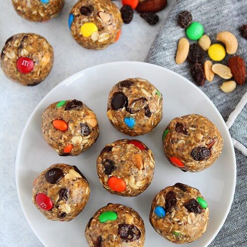 Trail Mix Energy Balls {Fun Snack} - Two Peas & Their Pod