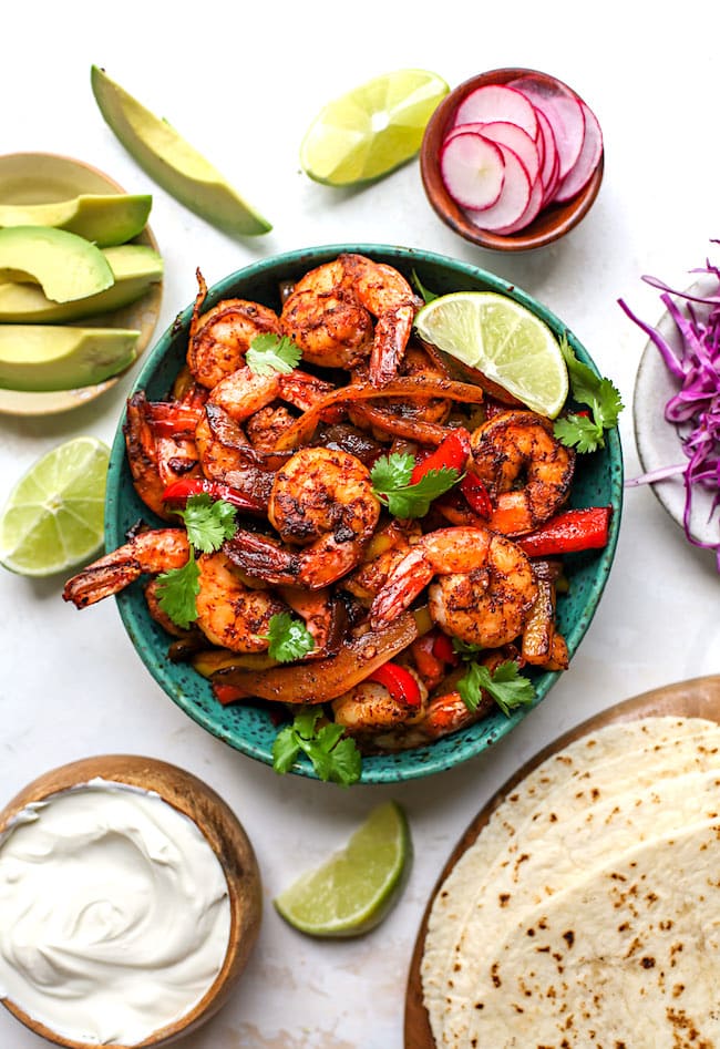 Shrimp Fajitas {easy } Two Peas And Their Pod