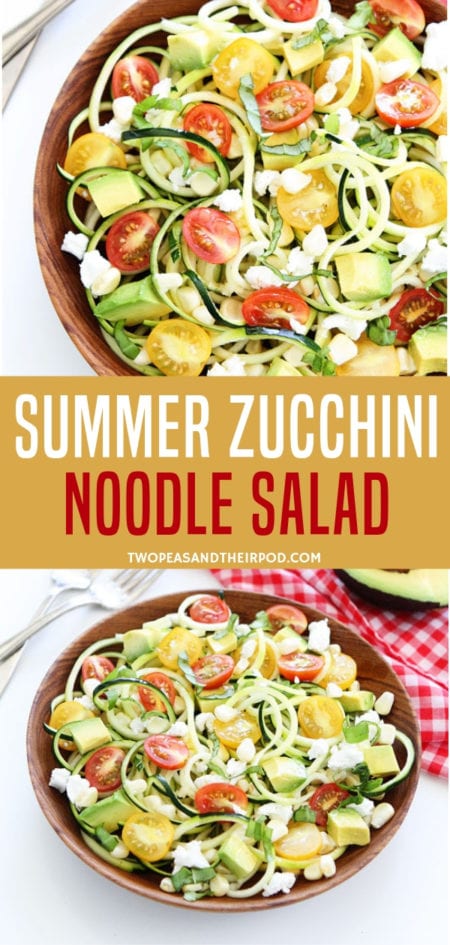 Summer Zucchini Noodle Salad