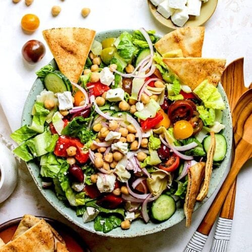 Chopped Greek Salad - Two Peas & Their Pod
