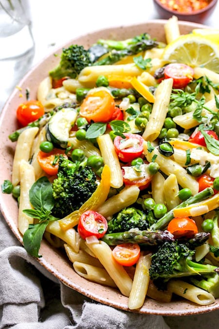 Pasta Primavera - Two Peas & Their Pod