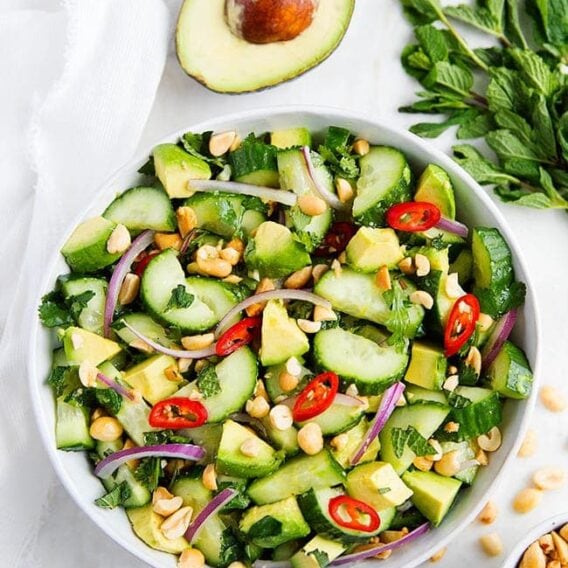 Cucumber Avocado Salad Two Peas Their Pod