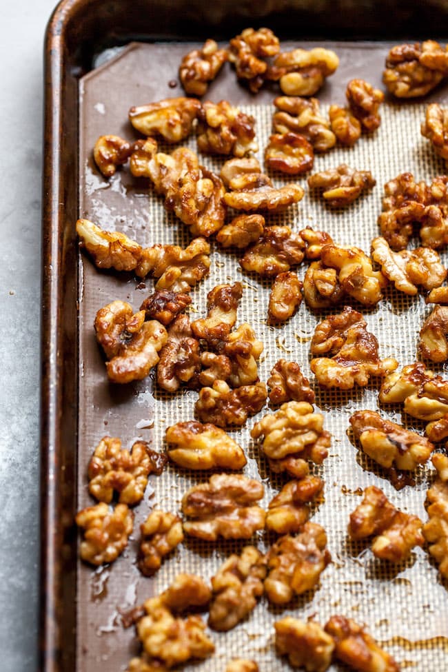 Easy Candied Walnuts - Two Peas & Their Pod