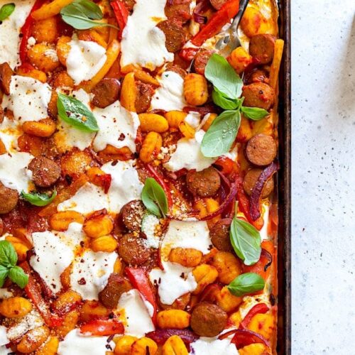 Sheet Pan Pasta Bake Recipe Two Peas & Their Pod