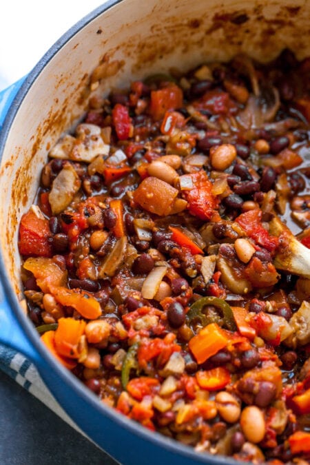 Vegetarian Chili - Two Peas & Their Pod