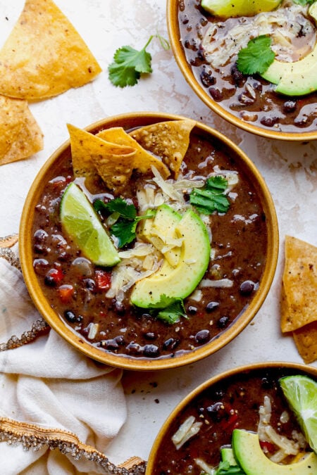 Easy Black Bean Soup - Two Peas & Their Pod