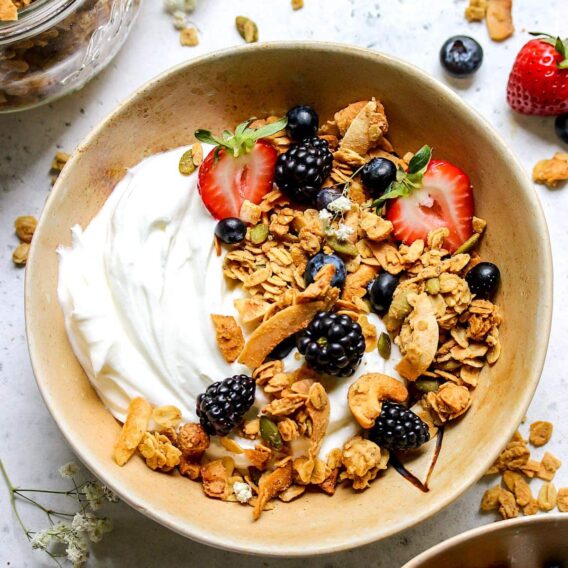 Cashew Coconut Granola {Vegan} - Two Peas & Their Pod