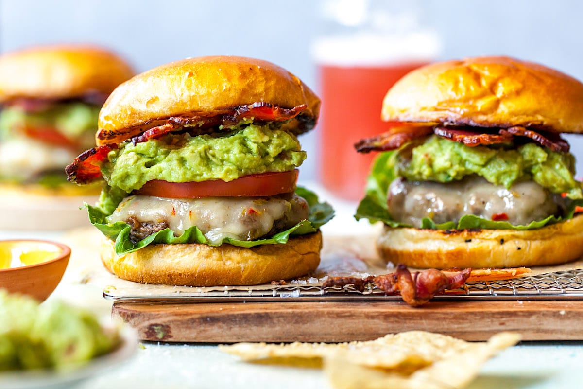 Guacamole Bacon Burger {Ultimate Burger} Two Peas & Their Pod