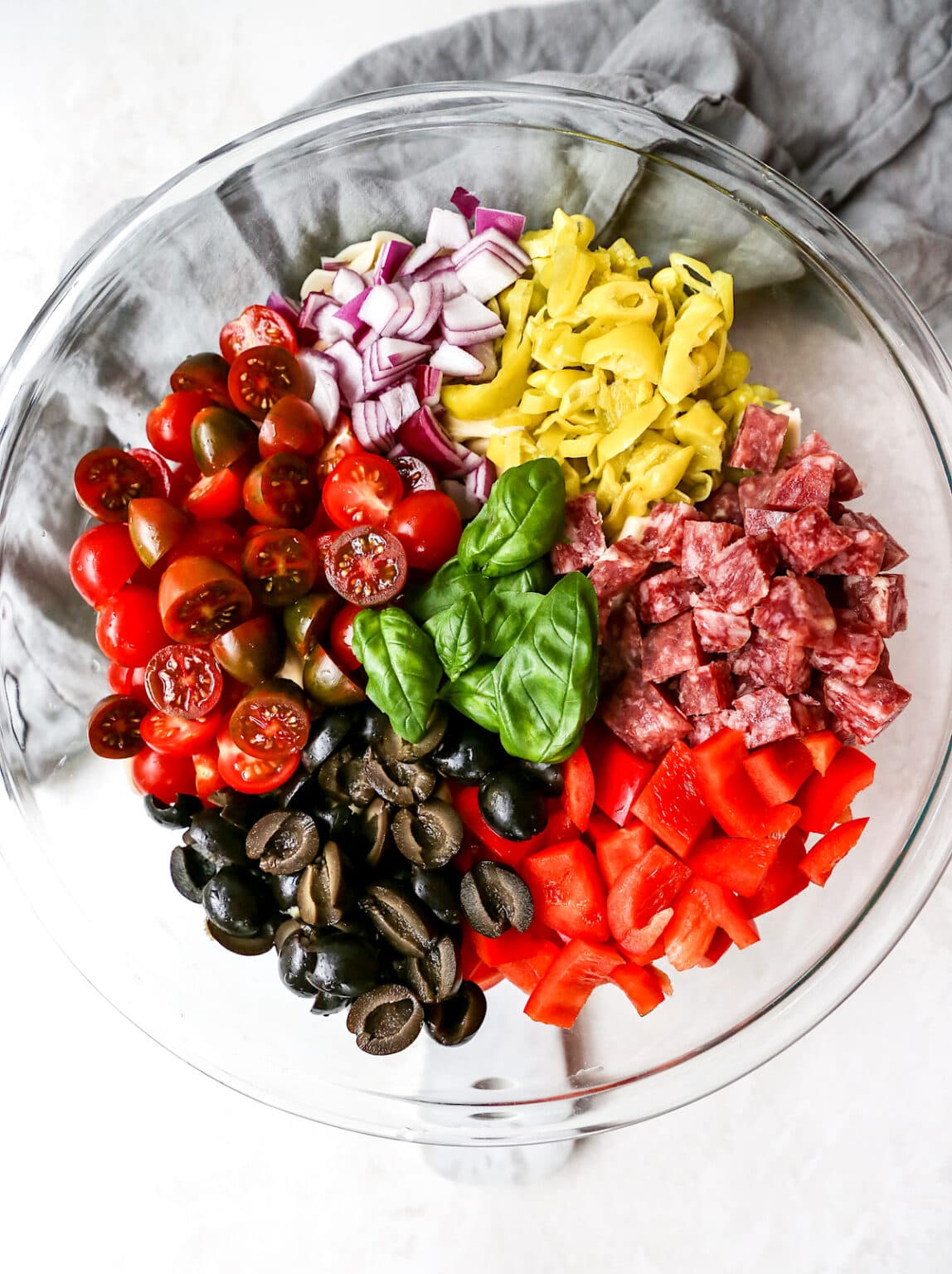 Italian Tortellini Salad {Perfect Pasta Salad} - Two Peas & Their Pod