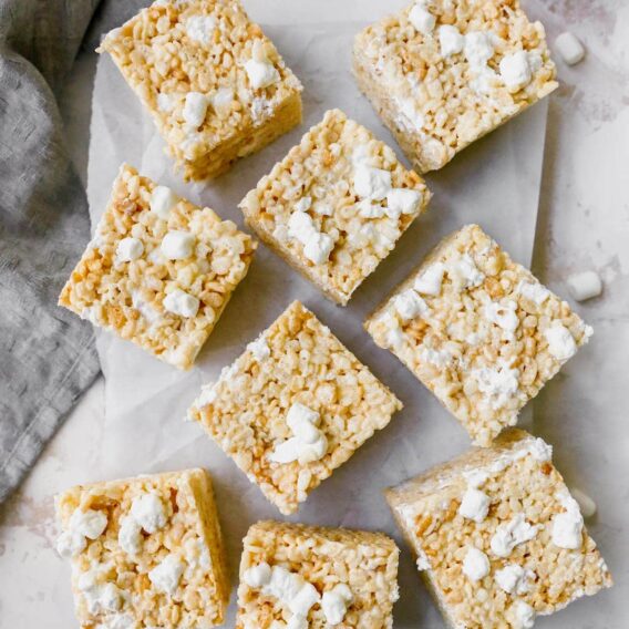 Rice Krispie Treats {Thick & Gooey} - Two Peas & Their Pod