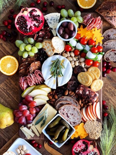 Holiday Cheese Board {Charcuterie Board} - Two Peas & Their Pod