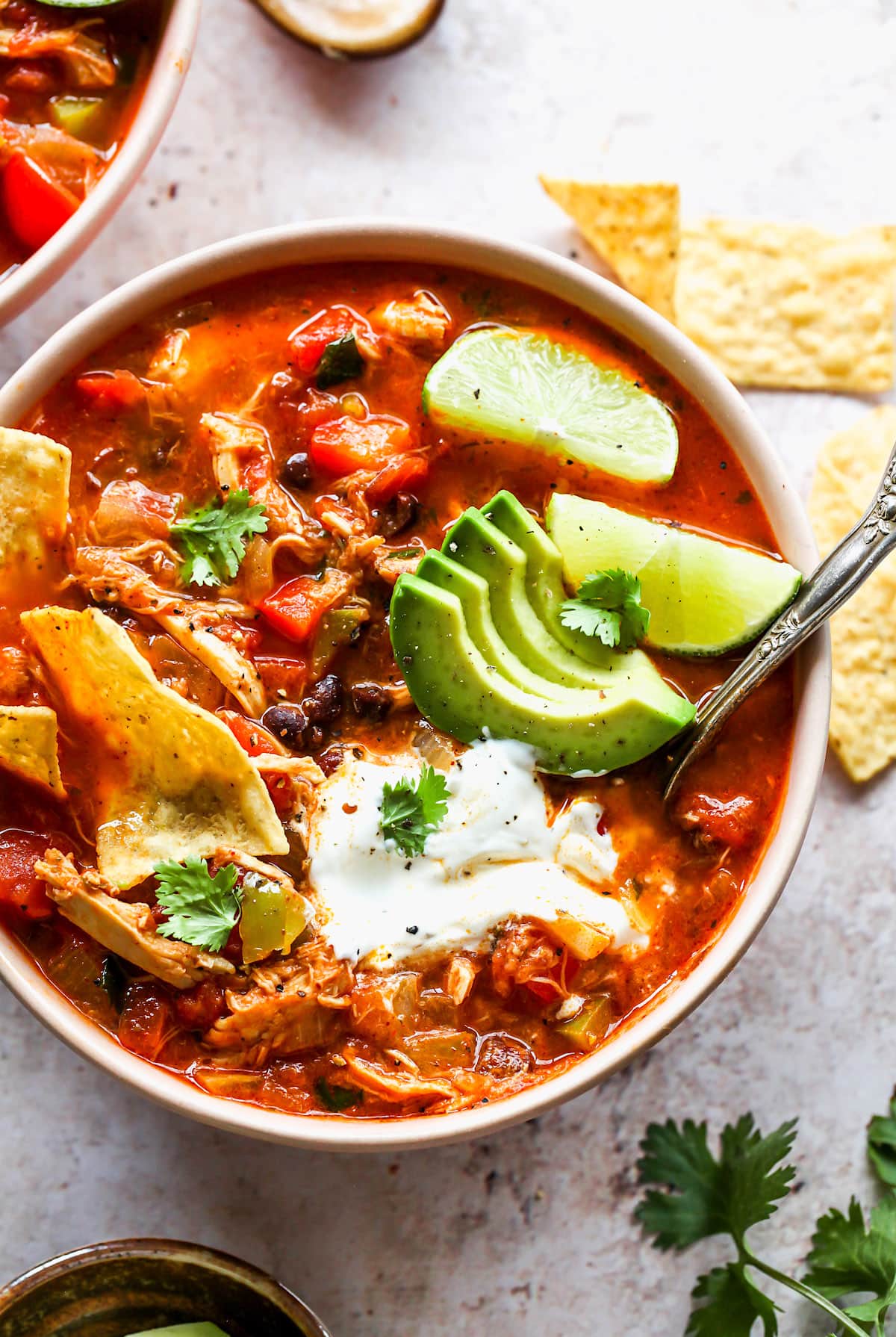 Chicken Tortilla Soup Recipe - Two Peas & Their Pod