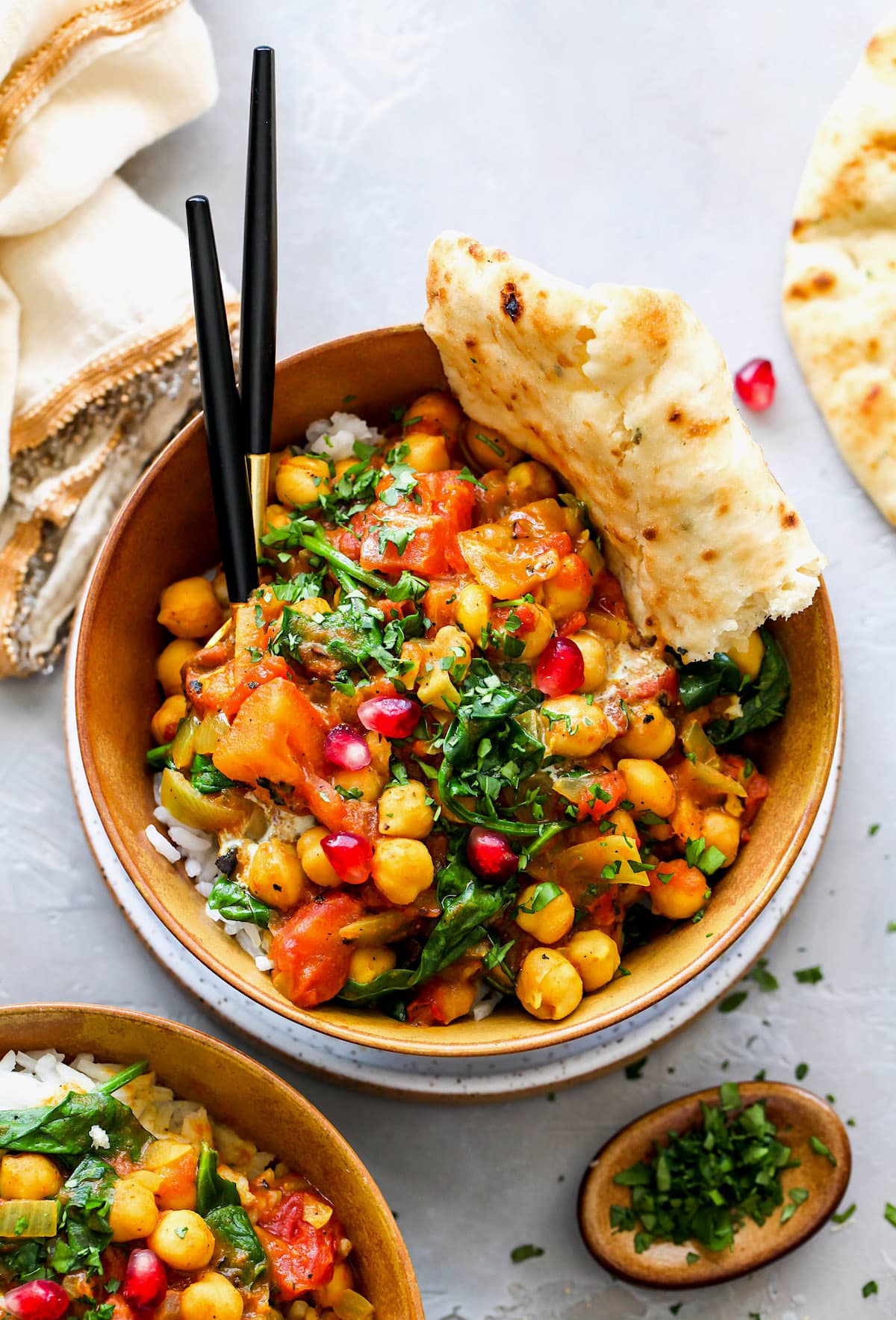 Easy Chickpea Curry {30 Minute Meal} - Two Peas & Their Pod