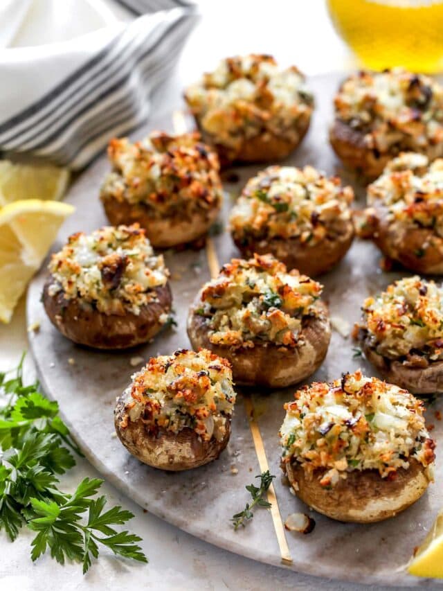 Stuffed Mushrooms - Two Peas & Their Pod