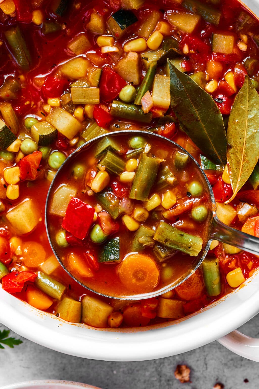 Homemade Vegetable Soup Two Peas And Their Pod