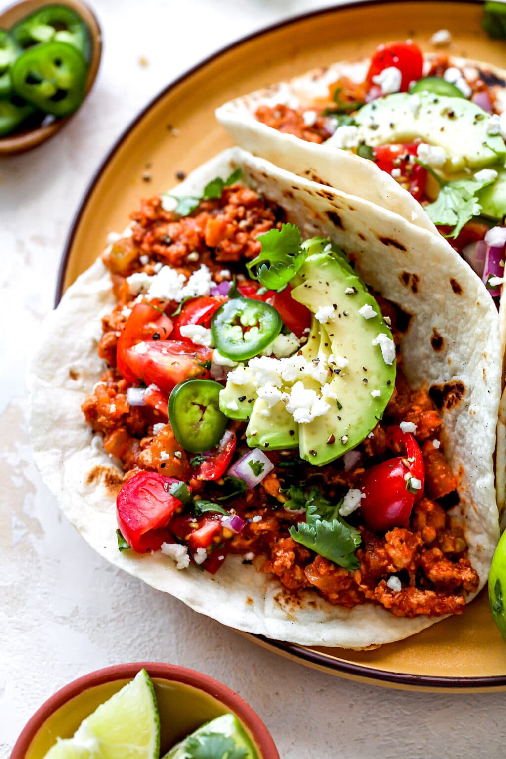 Turkey Tacos {20-Minutes} - Two Peas & Their Pod