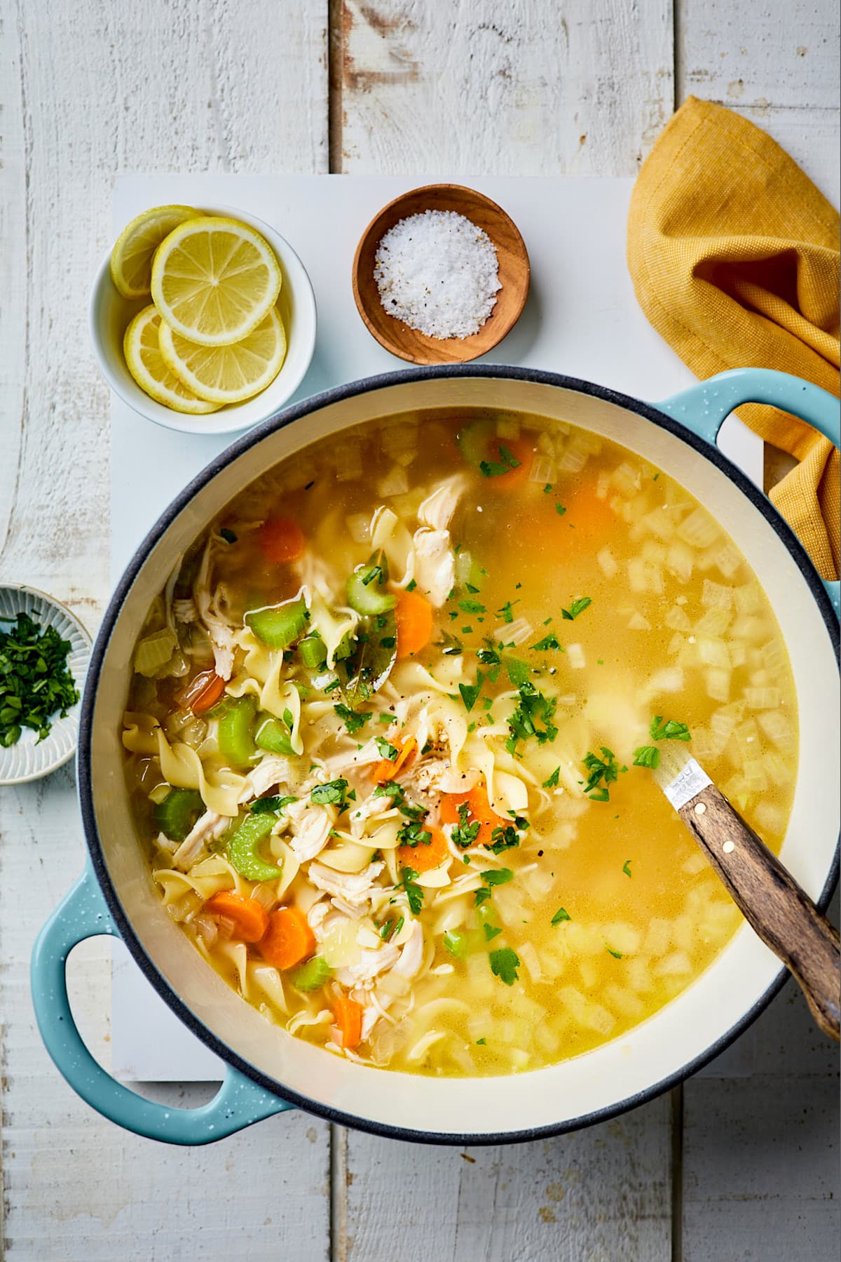 Classic Chicken Noodle Soup {30 Minutes} - Two Peas & Their Pod