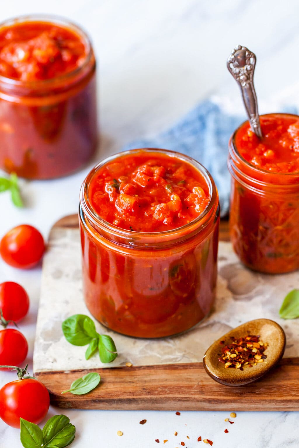 Easy Marinara Sauce {The BEST!} Two Peas & Their Pod