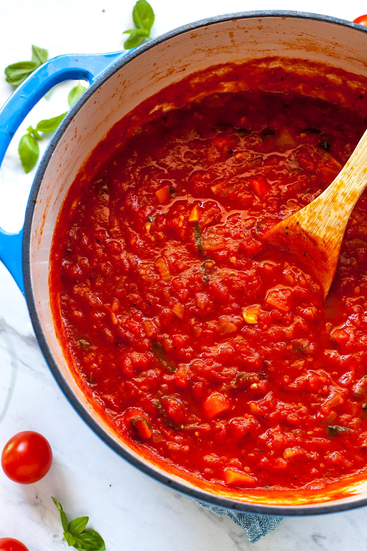 Easy Marinara Sauce {The BEST!} Two Peas & Their Pod