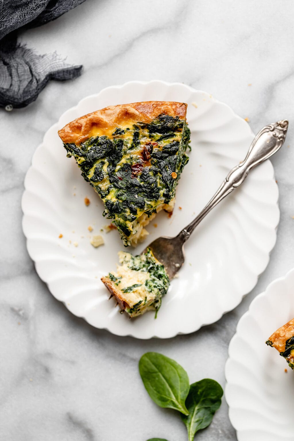 Best Spinach Quiche Recipe - Two Peas & Their Pod