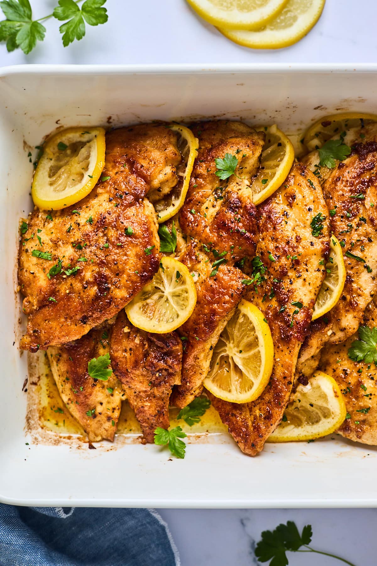 Lemon Butter Chicken {6-Ingredients} - Two Peas & Their Pod