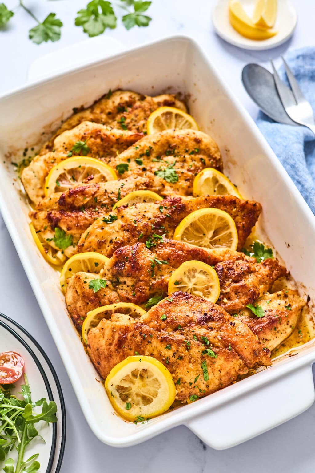 Lemon Butter Chicken {6-Ingredients} - Two Peas & Their Pod