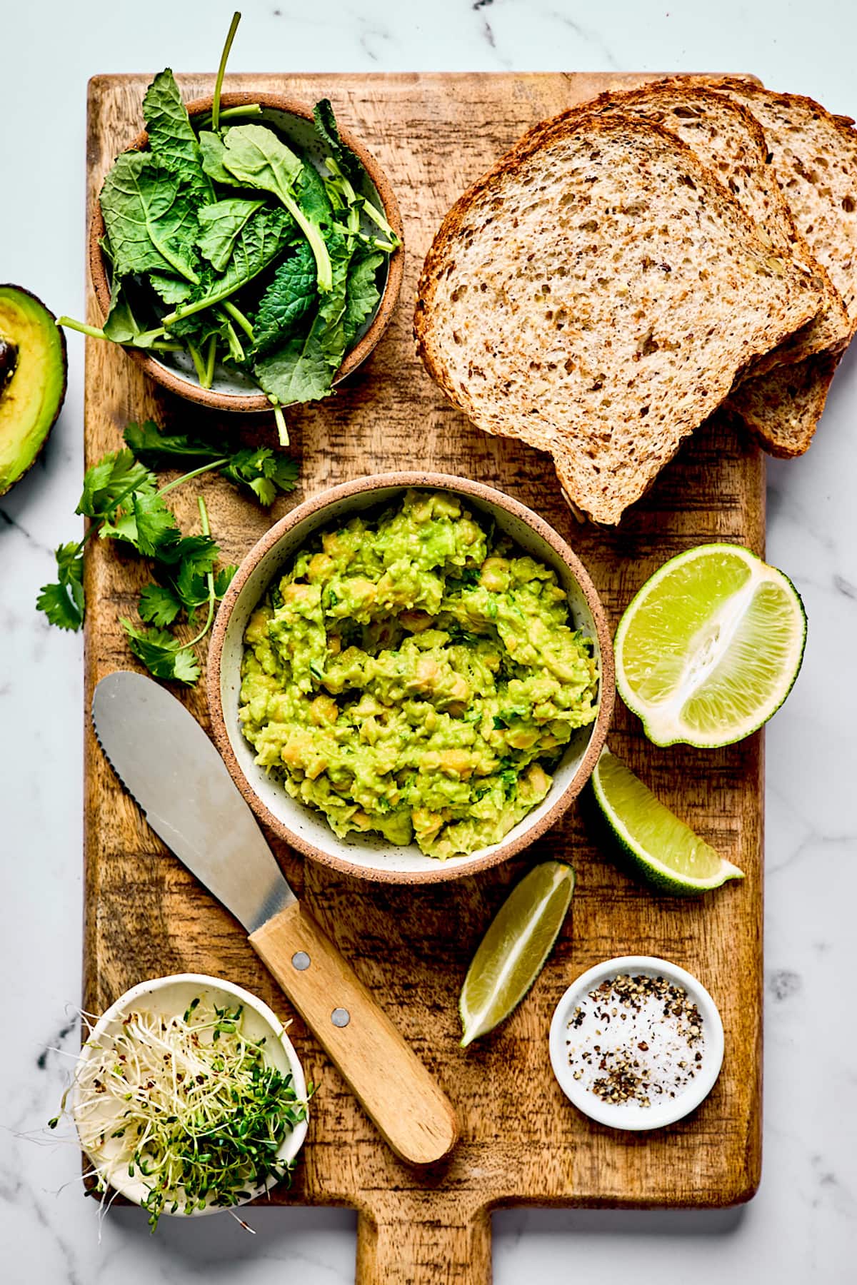 Smashed Chickpea Avocado Salad Two Peas And Their Pod