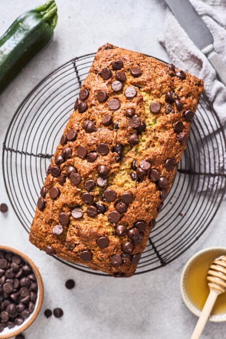 Healthy Zucchini Bread {the BEST!} - Two Peas & Their Pod