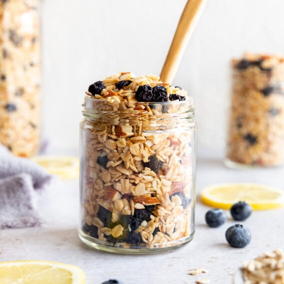 Lemon Blueberry Granola - Two Peas & Their Pod