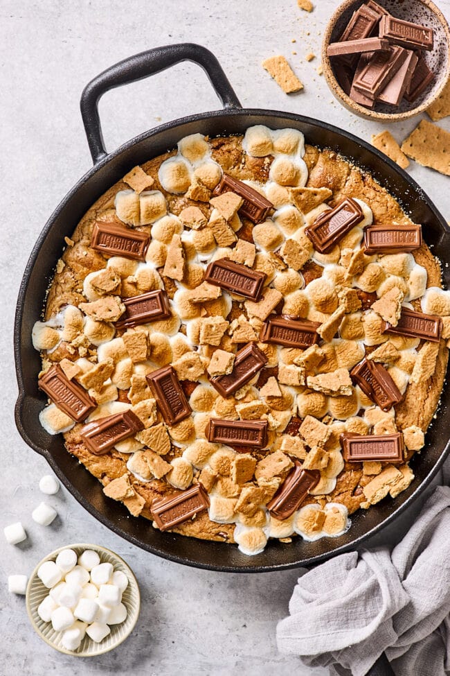 PB S'mores Skillet Cookie - The Mindful Hapa