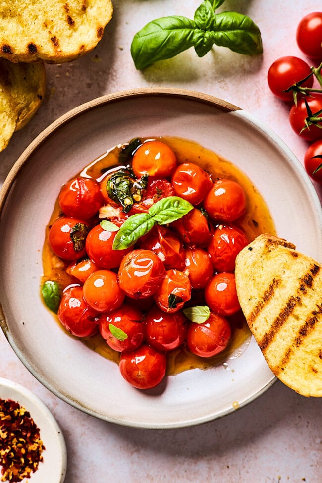 easy burst cherry tomato sauce recipe