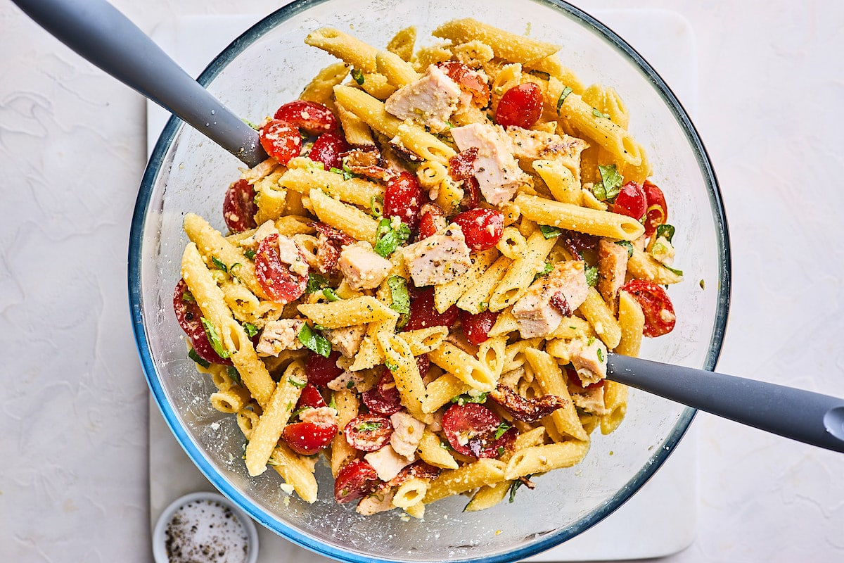 Chicken Pasta Salad {Family Favorite} - Two Peas & Their Pod