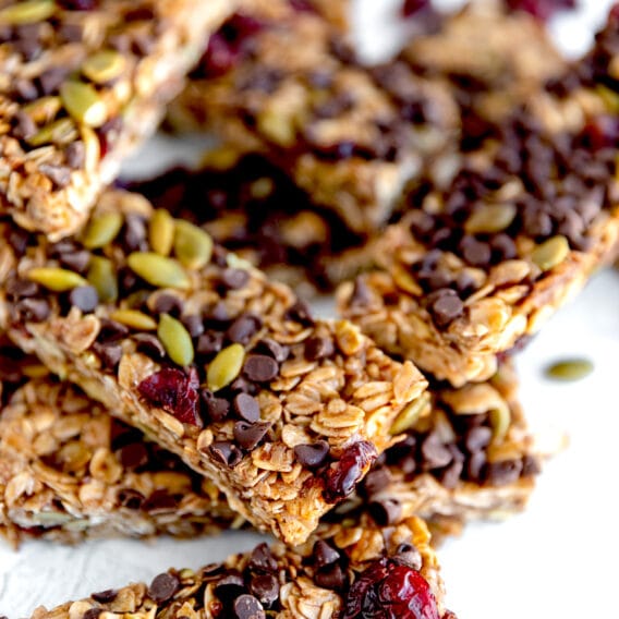 Nut Free Granola Bars {No-Bake} - Two Peas & Their Pod