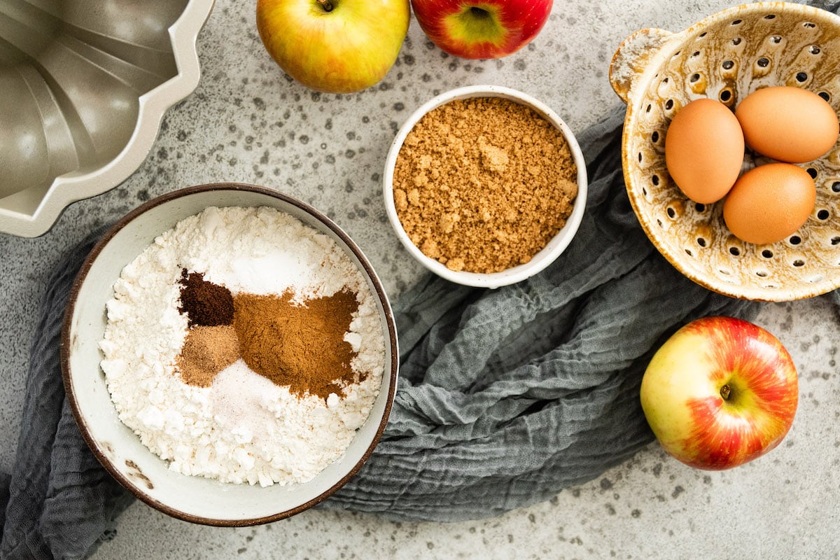 Apple Bundt Cake {Cream Cheese Frosting} - Two Peas & Their Pod