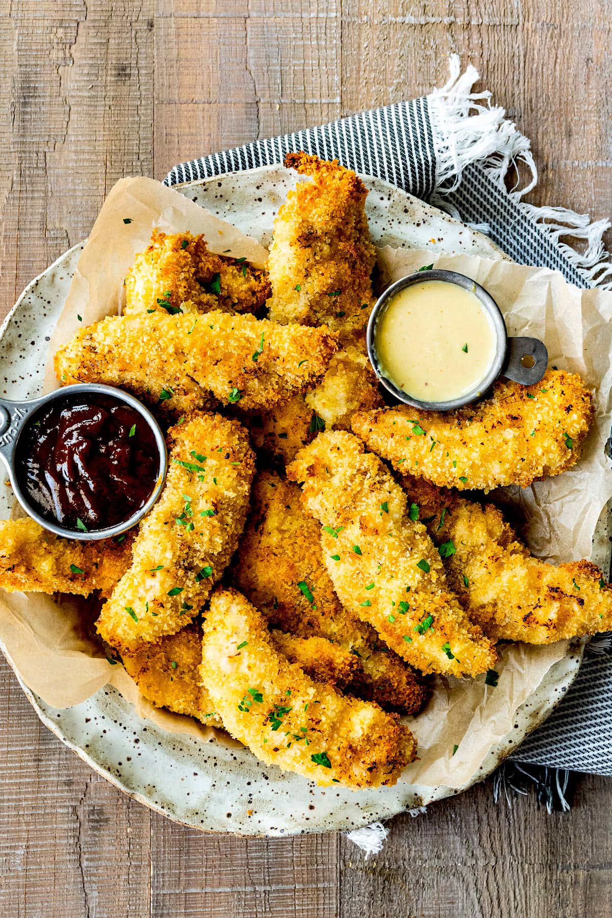 Crunchy-Baked Chicken Strips