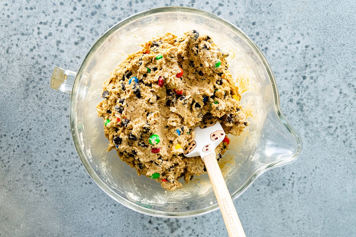 M&M's® Cookie Dough {for Giant Cookie Cake and Peanut Butter Cookie Bars} -  The Tasty Bite