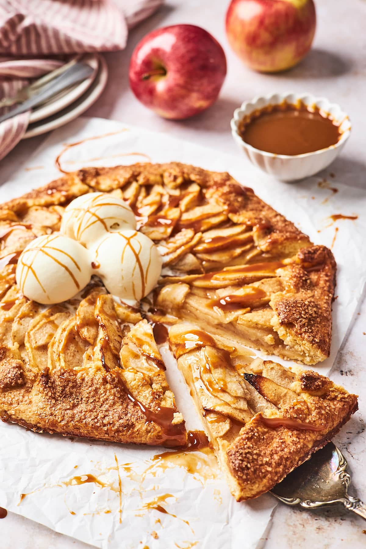 Apple Galette {Easy!} - Two Peas & Their Pod